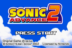 Sonic Advance & Sonic Pinball Party screenshot 2 for GameBoy Advance